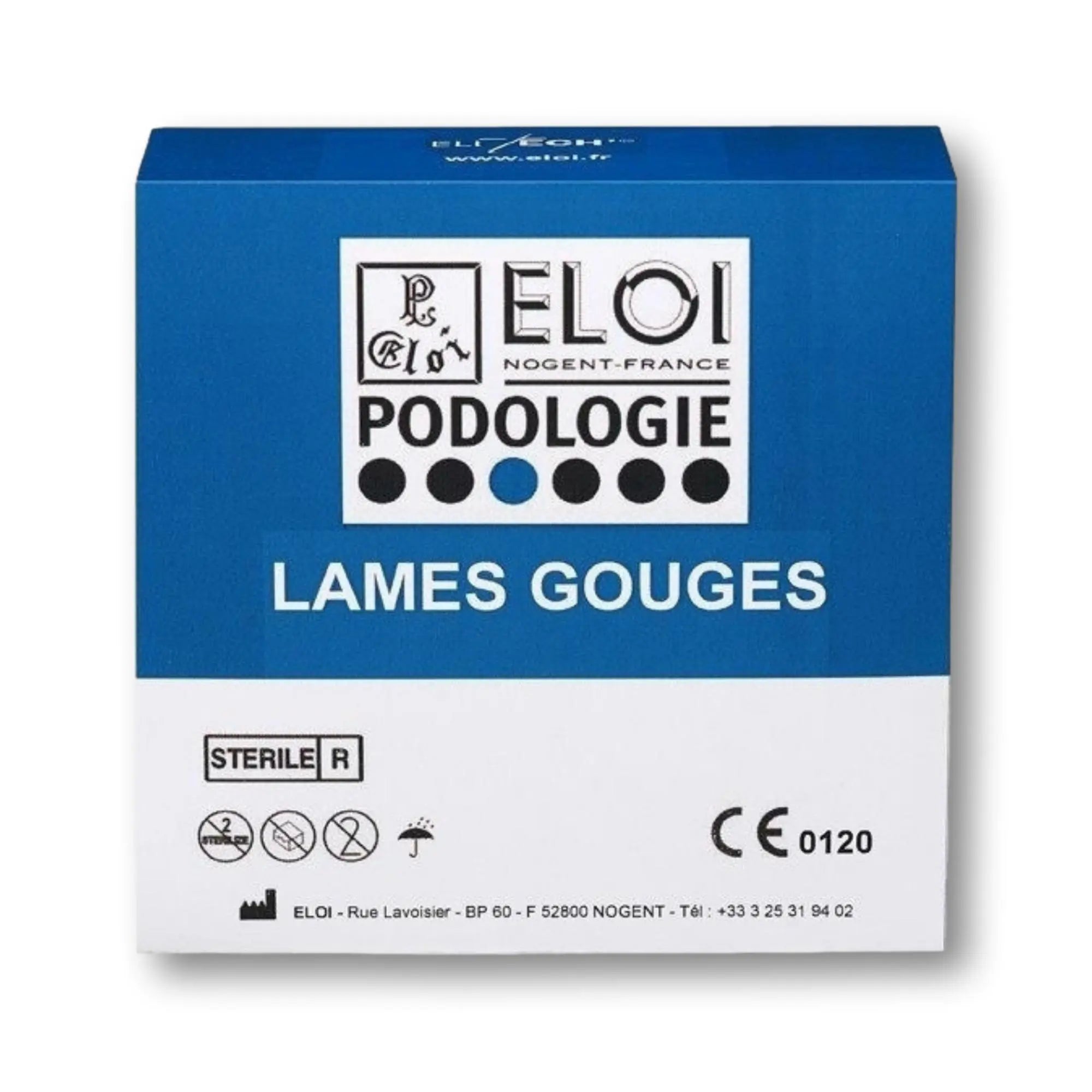 100 Lames de gouges stériles - Elitech by Eloi PodiaFrance