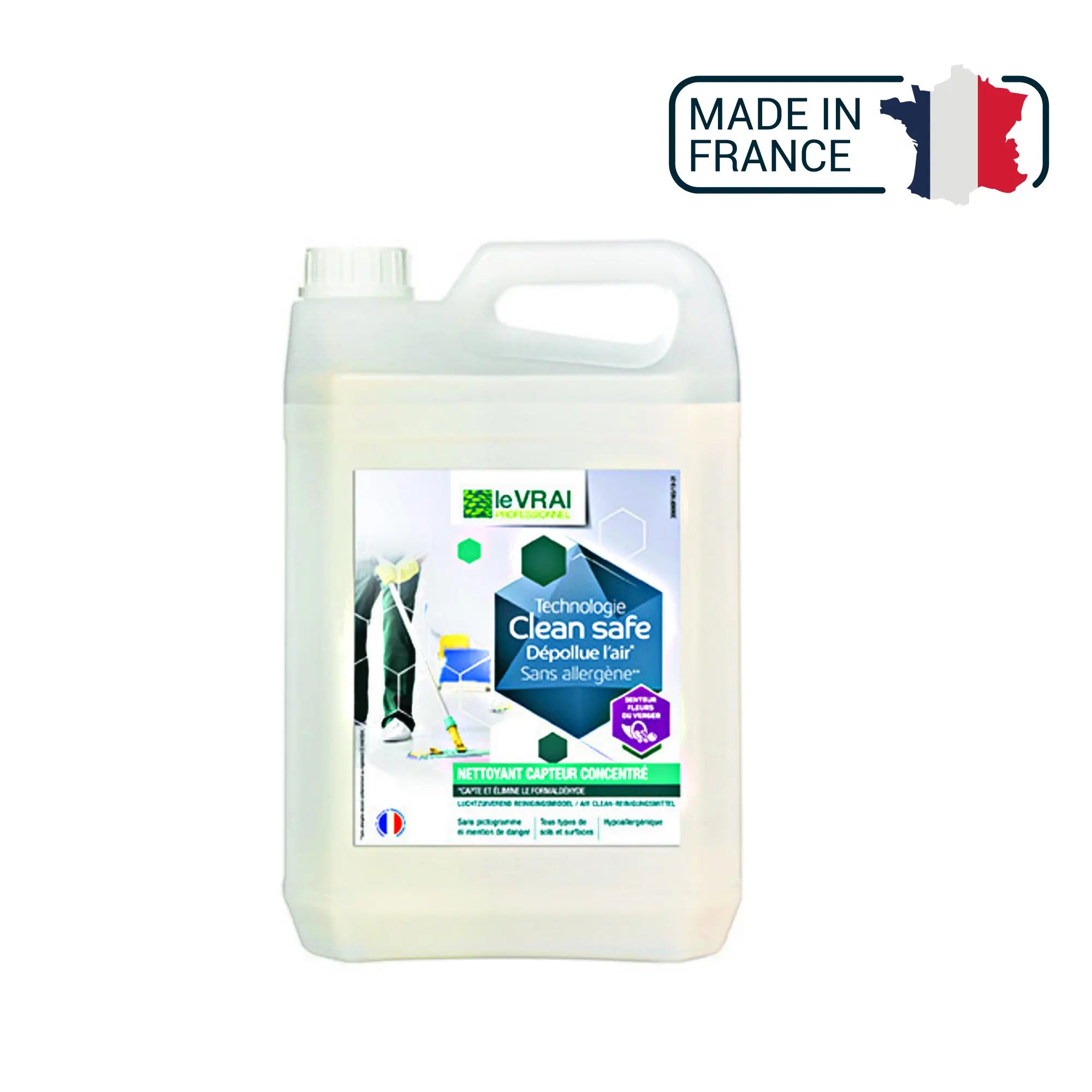 Limpiador concentrado para sensores Clean Safe - 1 L o 5 L - El verdadero profesional