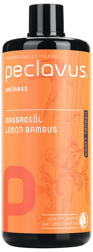 Huile de massage - Citron Bambou - 500 ml - Peclavus - My Podologie