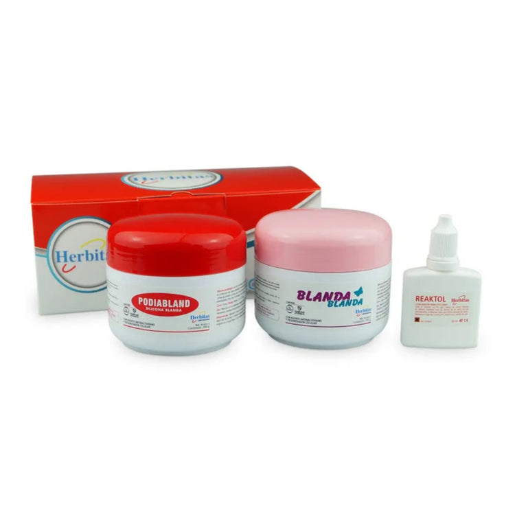 Kit Silicone orthoplastie Basic Mini - Blanda Blanda 50 g + Podiabland 50 g + Reaktol Celerix 30 ml - Herbitas Herbitas 