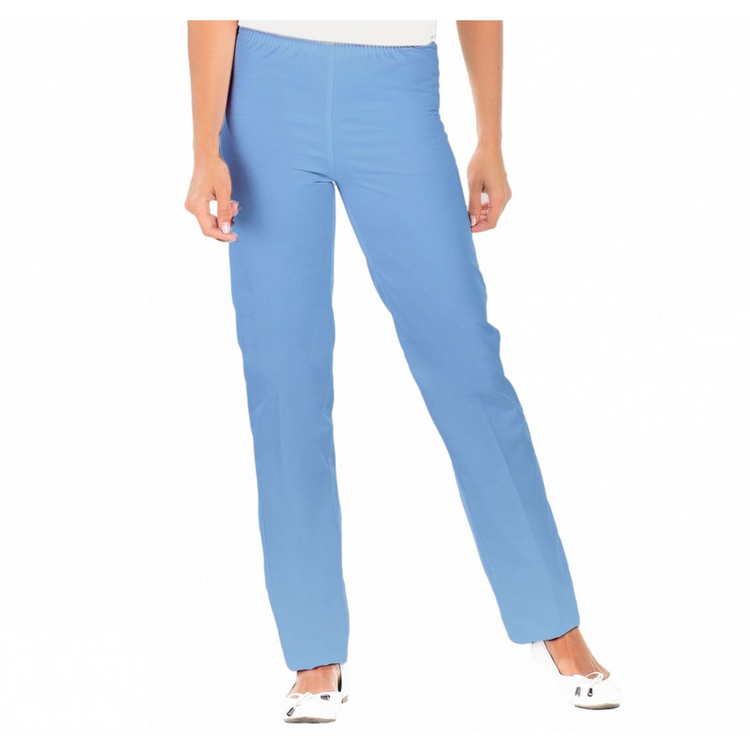 Manu - Pantalon PC Bleu Azur - Mixte - Ceinture élastique - Sans poche My Podologie