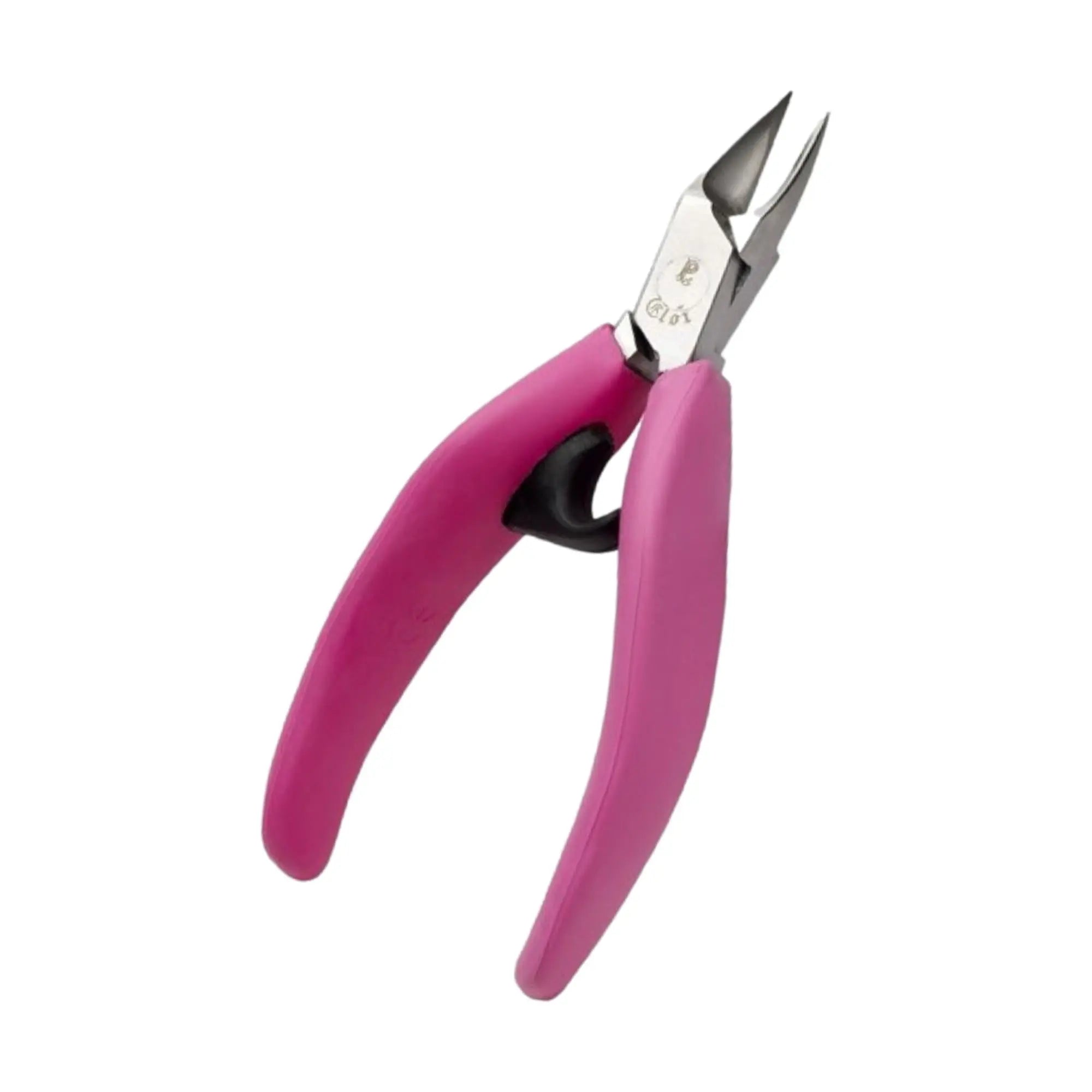 Ergonomic nail pliers - Fuchsia - Straight cut - Tapered jaws - 13 cm - Stainless steel - Akori