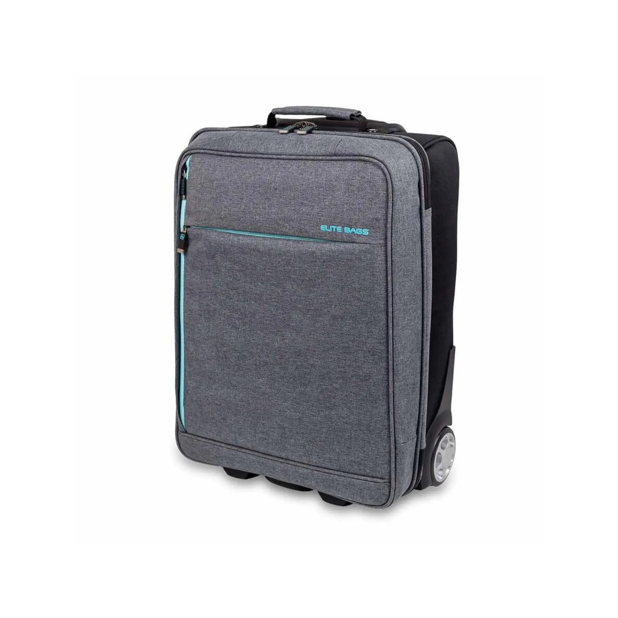 Mallette Elite Bags HOVI - Avec Roulettes - Gris/bleu - My Podologie